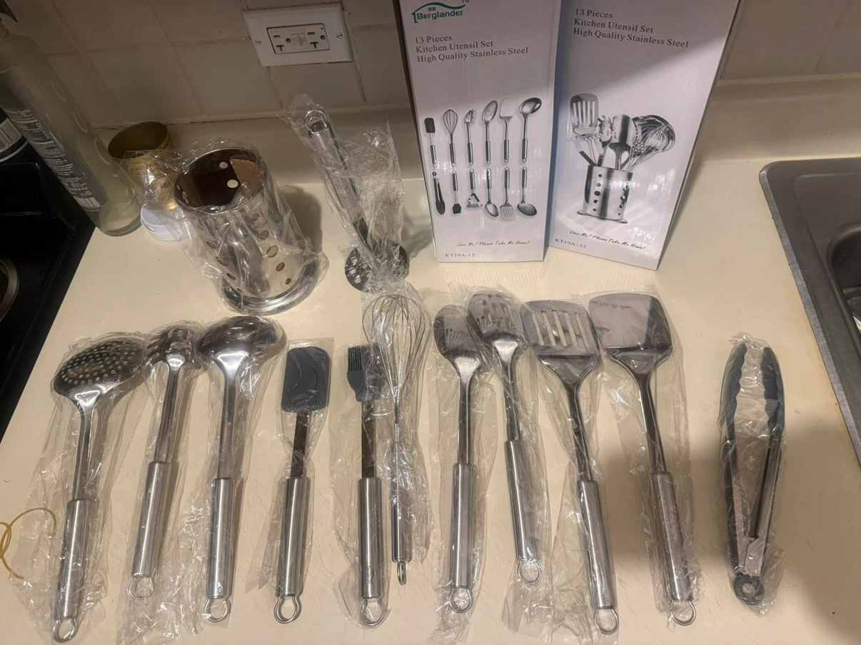Berglander 13-Piece Stainless Steel Kitchen Utensil Set - photo 2