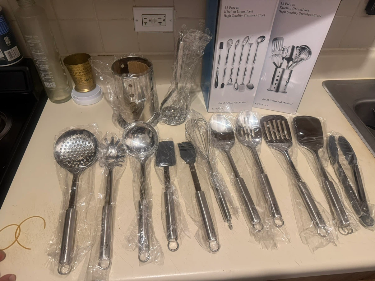 Berglander 13-Piece Stainless Steel Kitchen Utensil Set - photo 3