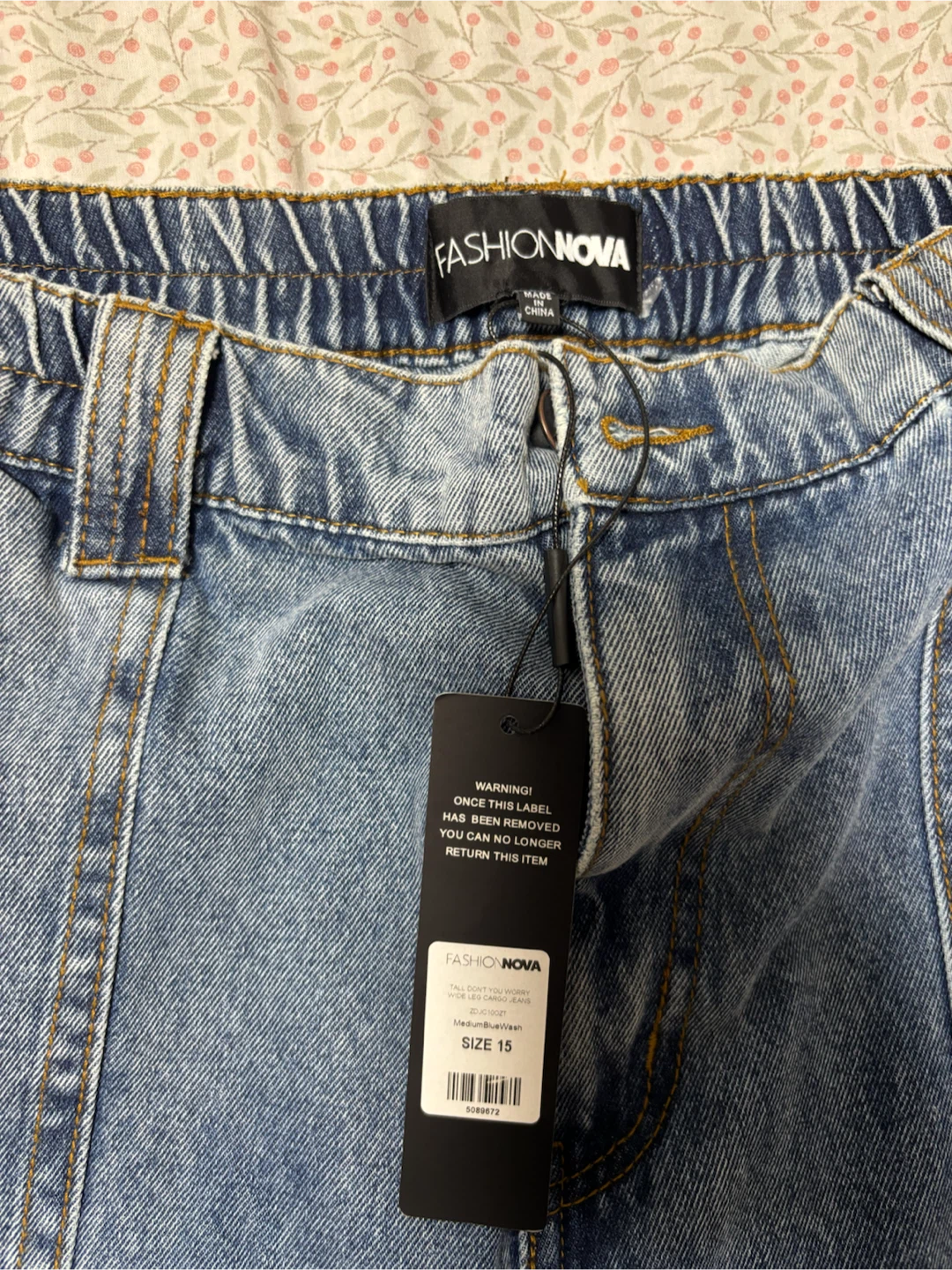 Fashion Nova Denim Jeans - Size 15 (Brand New with Tags!) - photo 3