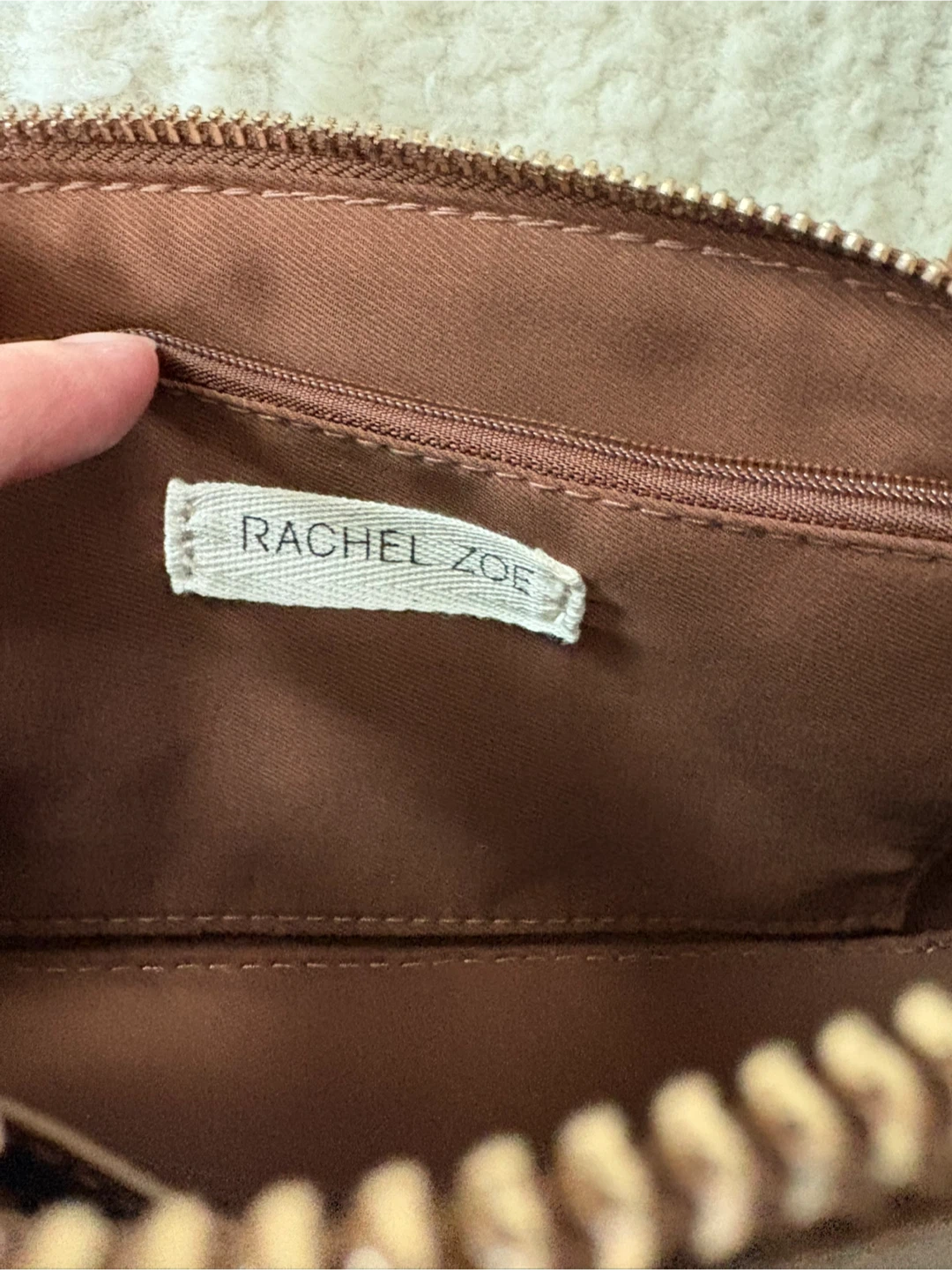 Madison West LA Rachel Zoe real calf hair BAMBI shoulder bag - photo 3