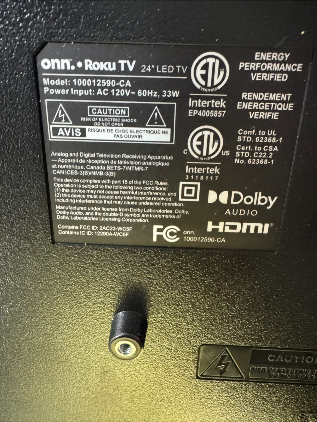 ONN Roku TV 24" LED TV - photo 3