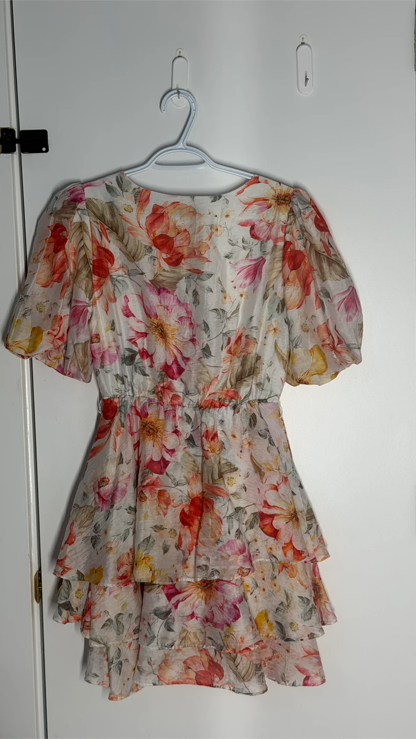 Floral Tiered Mini Dress - photo 3
