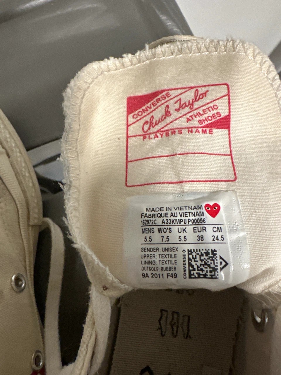 Converse x Comme des Garçons Chuck Taylor High Tops - photo 4