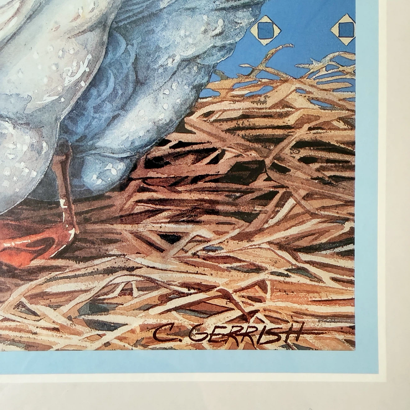 Vintage 1980’s Country Geese Art - photo 3