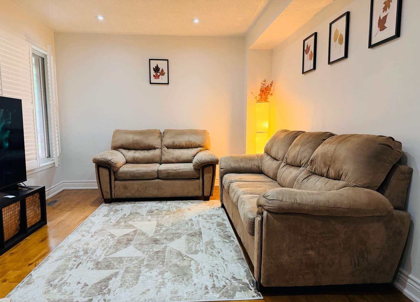 Beige Sofa Set - Loveseat and Couch - photo 3