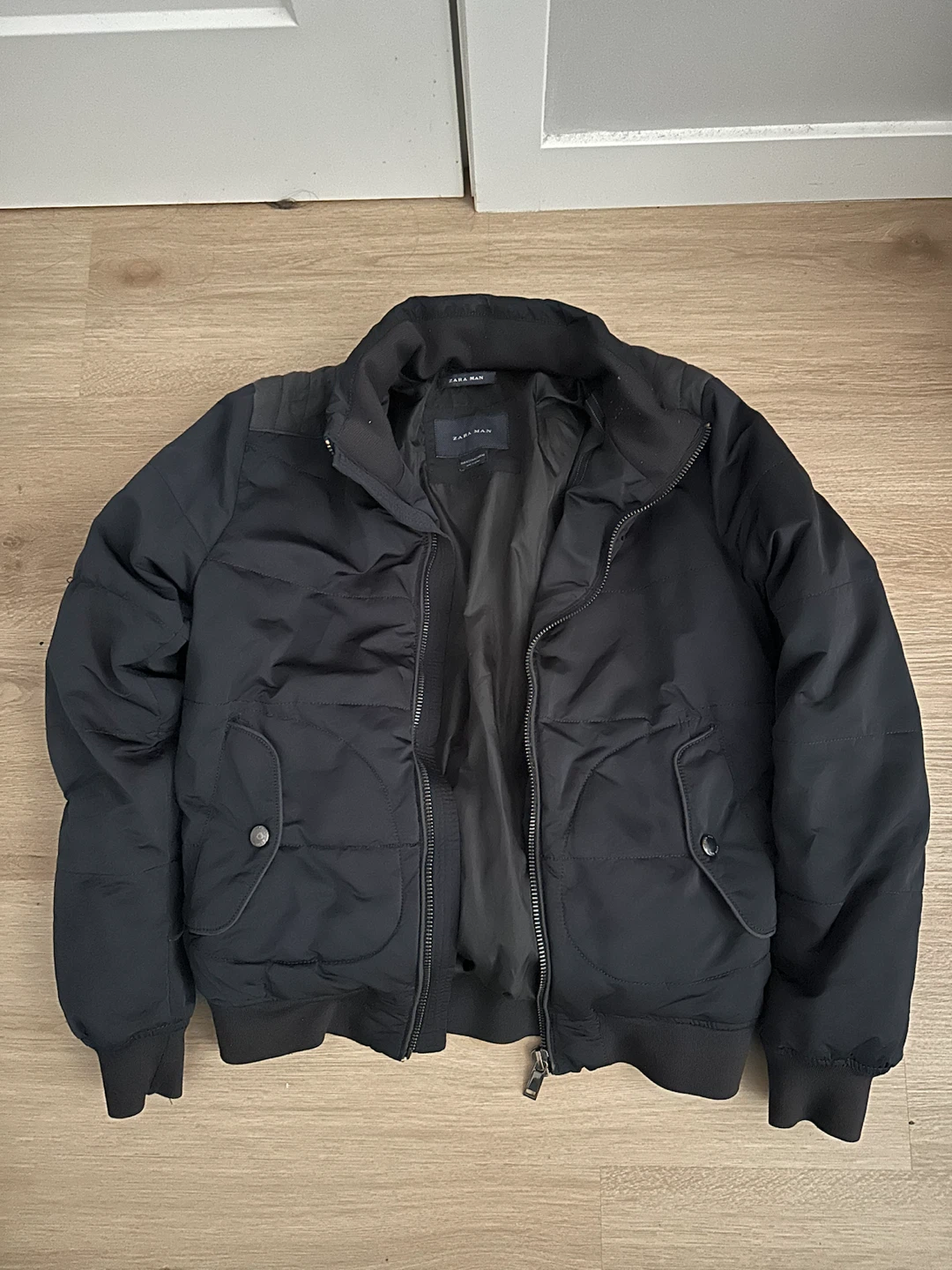ZARA Medium Puffer-Bomber Jacket