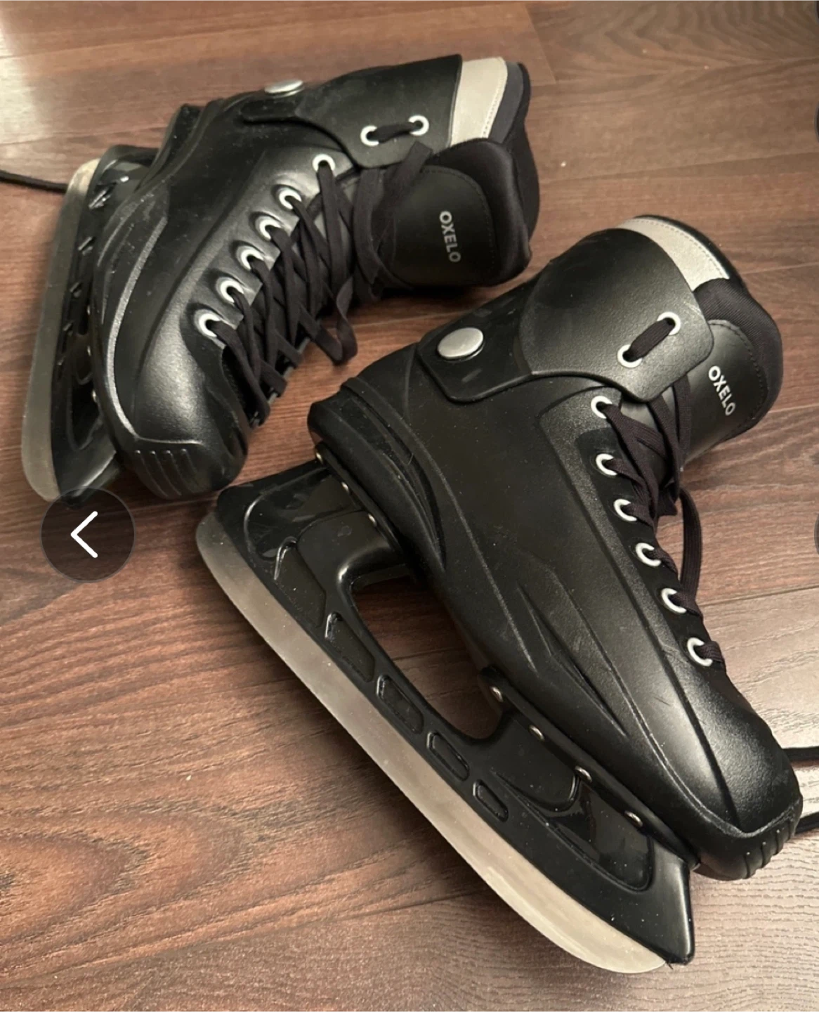 43 Oxelo Black Ice Skates