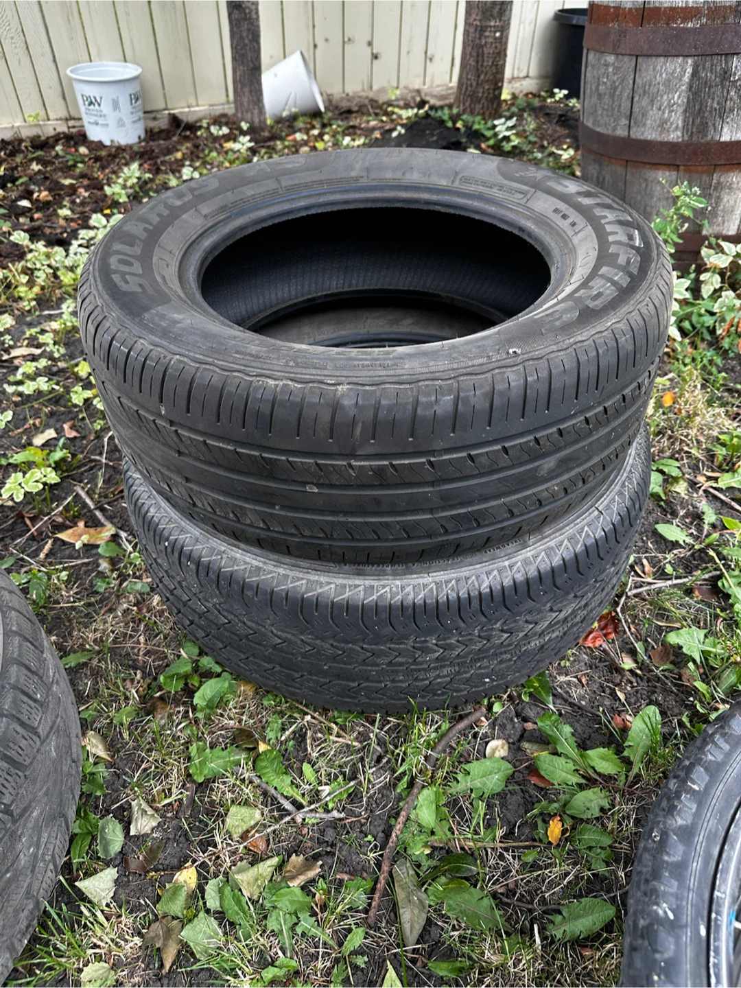 Different kinds of tires