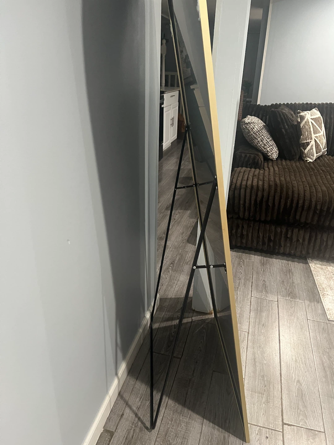 Gold Arch Floor Mirror (68x80) - photo 2