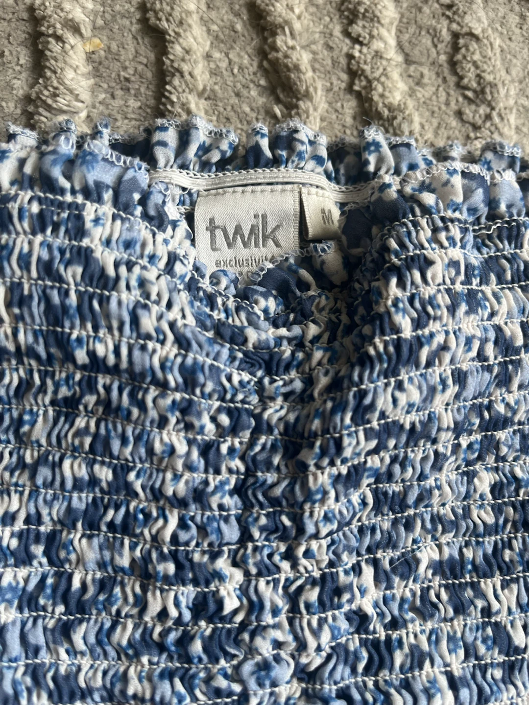 Twik Floral Blue Long Sleeve Top - photo 2