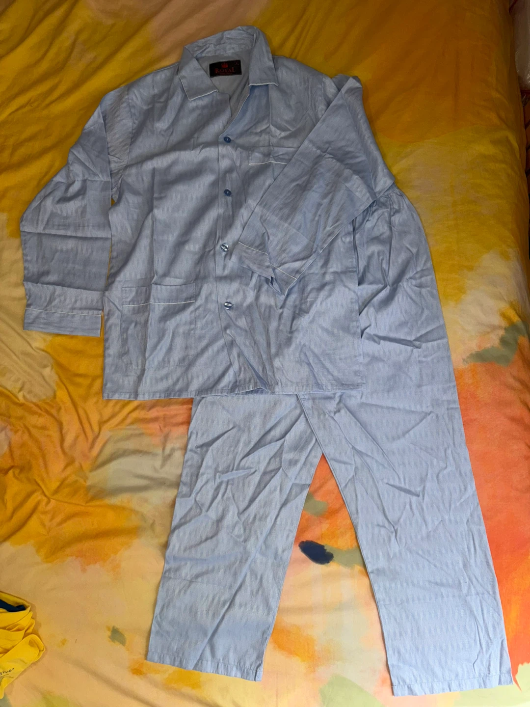 Baby blue PJ set - L - photo 2