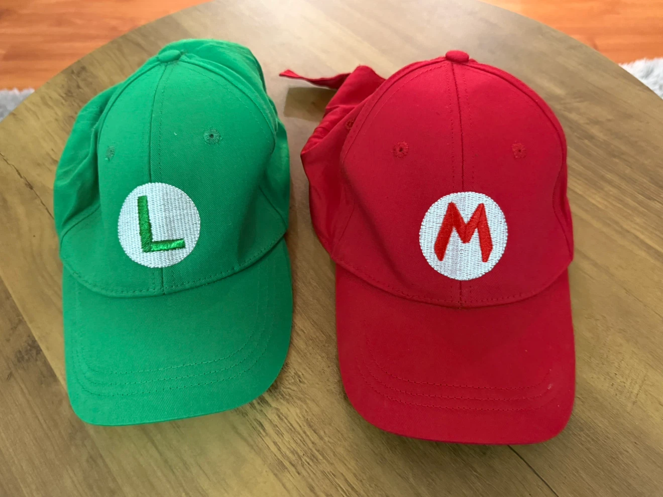 Mario & Luigi Baseball Caps - 2 Pack