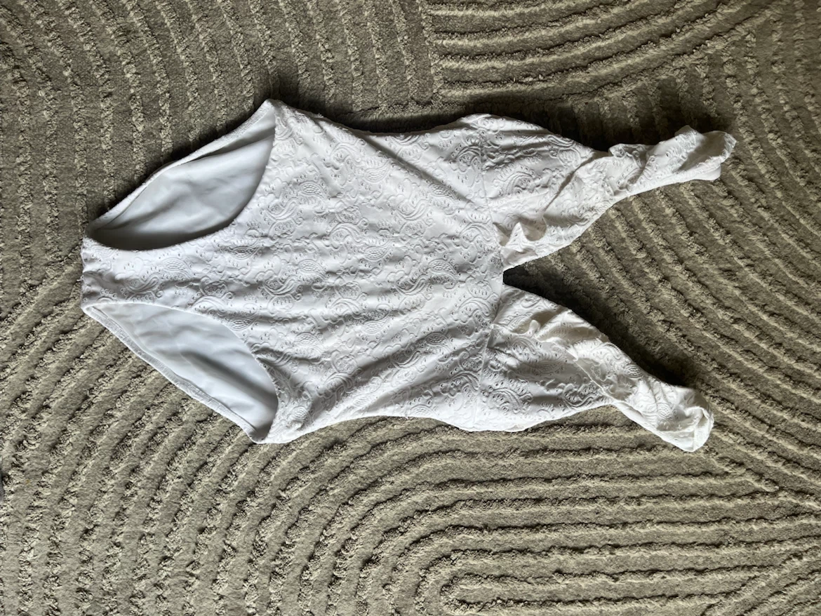 Sea Level Swim white one-piece swimsuit, size 10