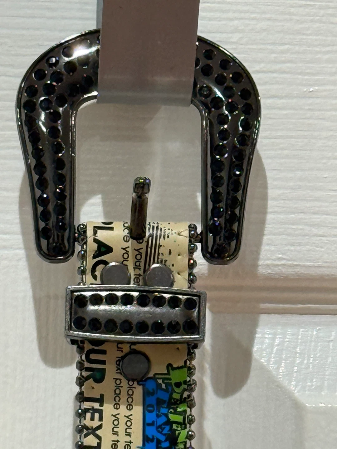 Embellished Belt with Cartoon Graphics - photo 2