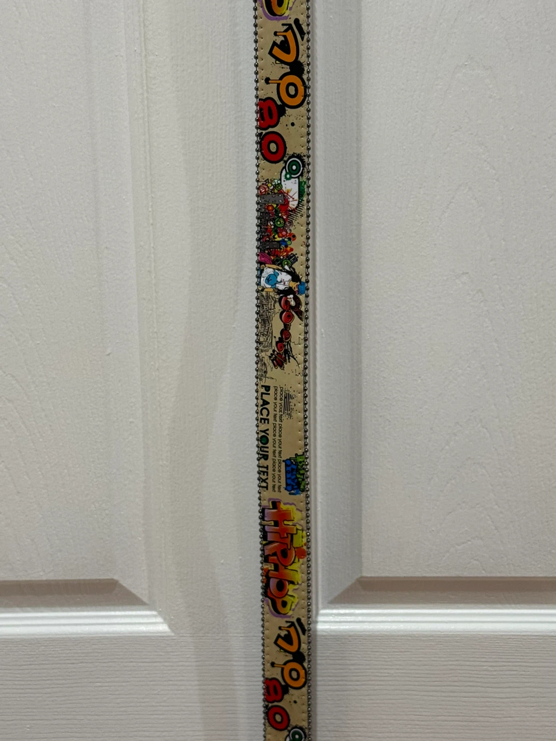 Embellished Belt with Cartoon Graphics - photo 3