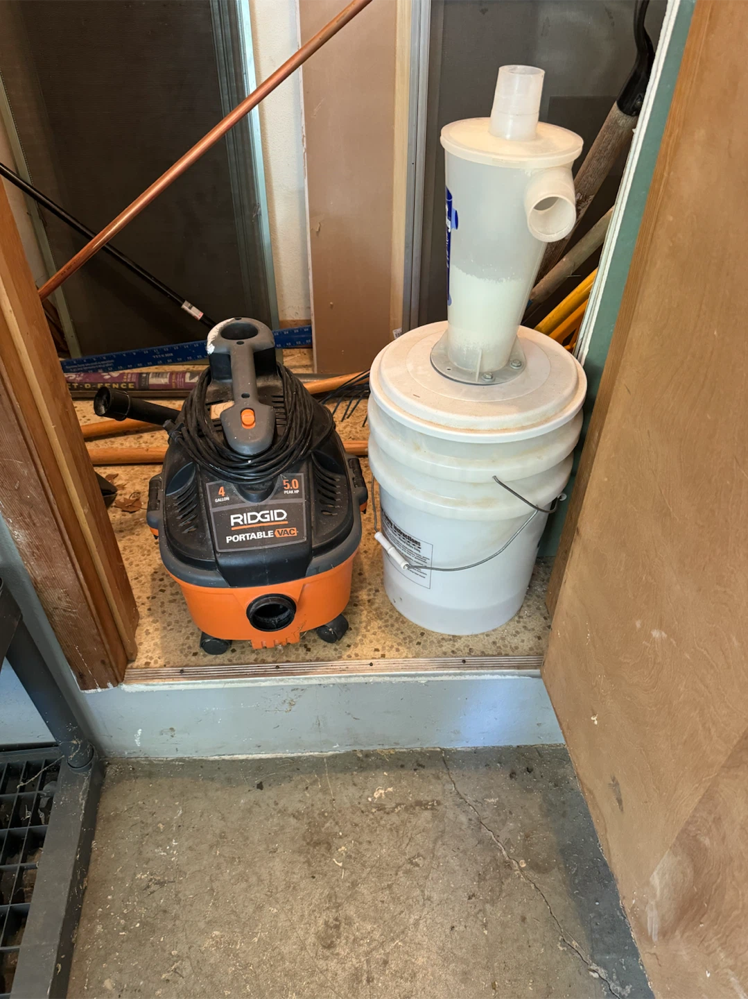 Ridgid 4 Gallon Portable Vacuum with Cyclone Separator