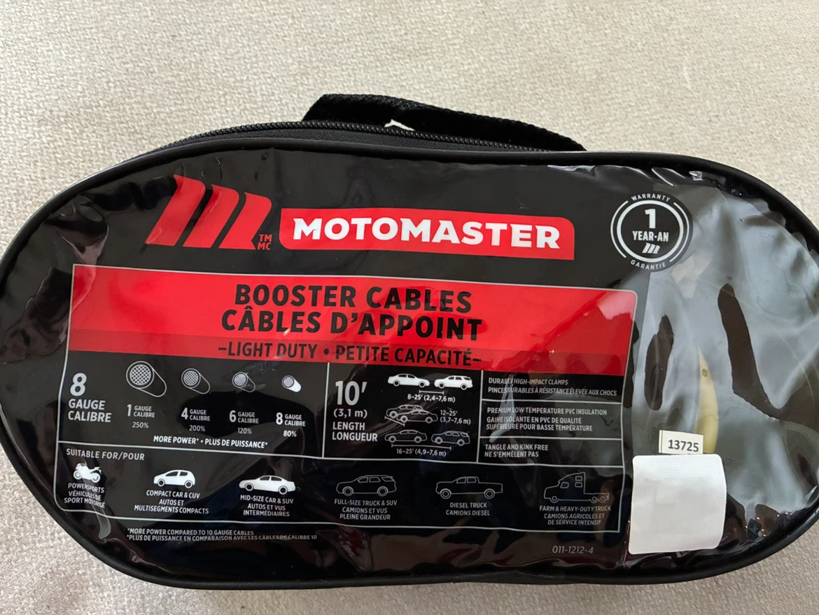 MOVING SALE:  Booster Cables