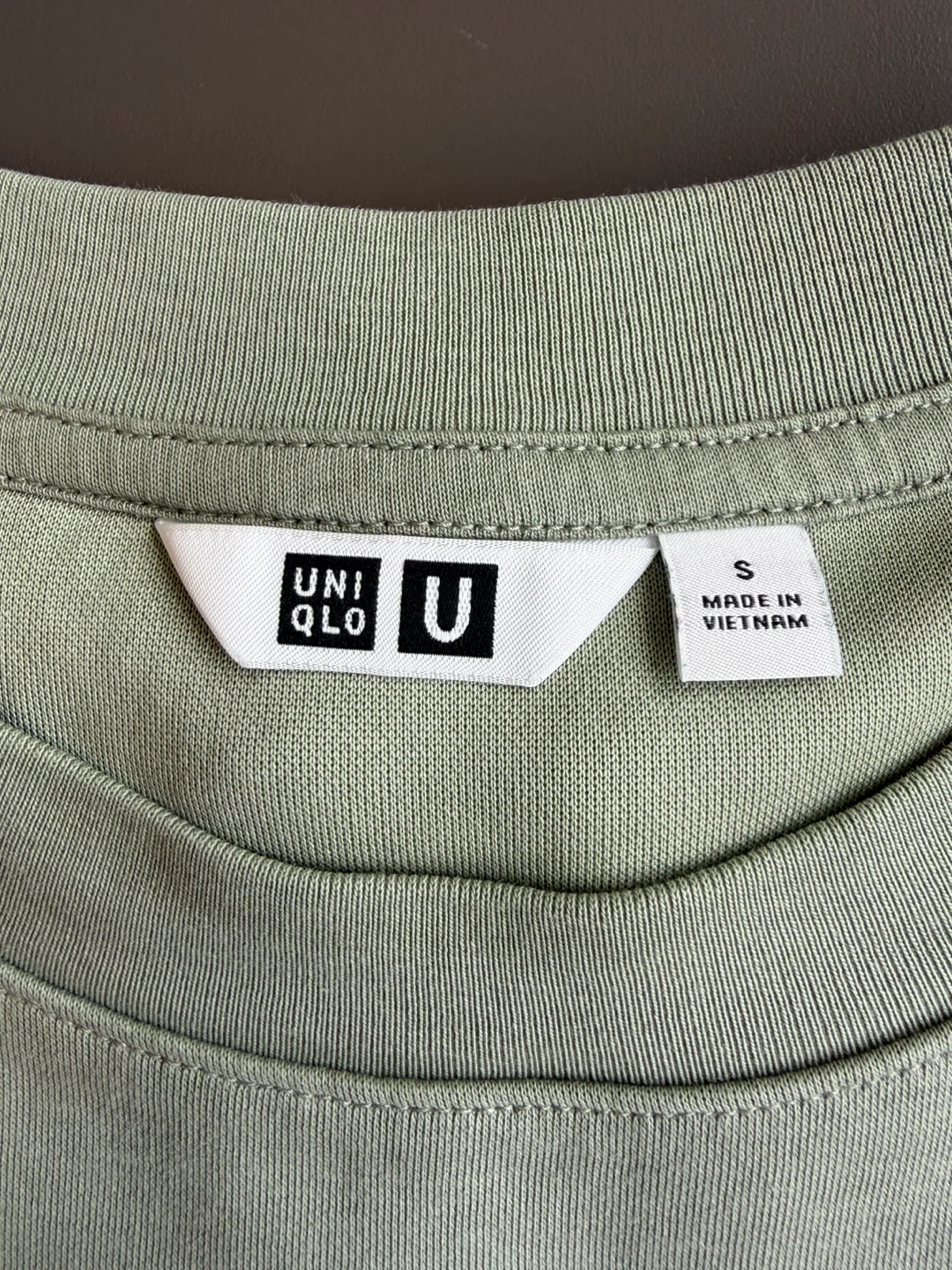Uniqlo U AIRism T-Shirt - Sage Green