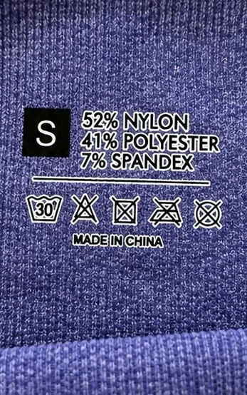 Women’s Purple High-Waisted Scrunch Butt Workout Shorts Size S - photo 3