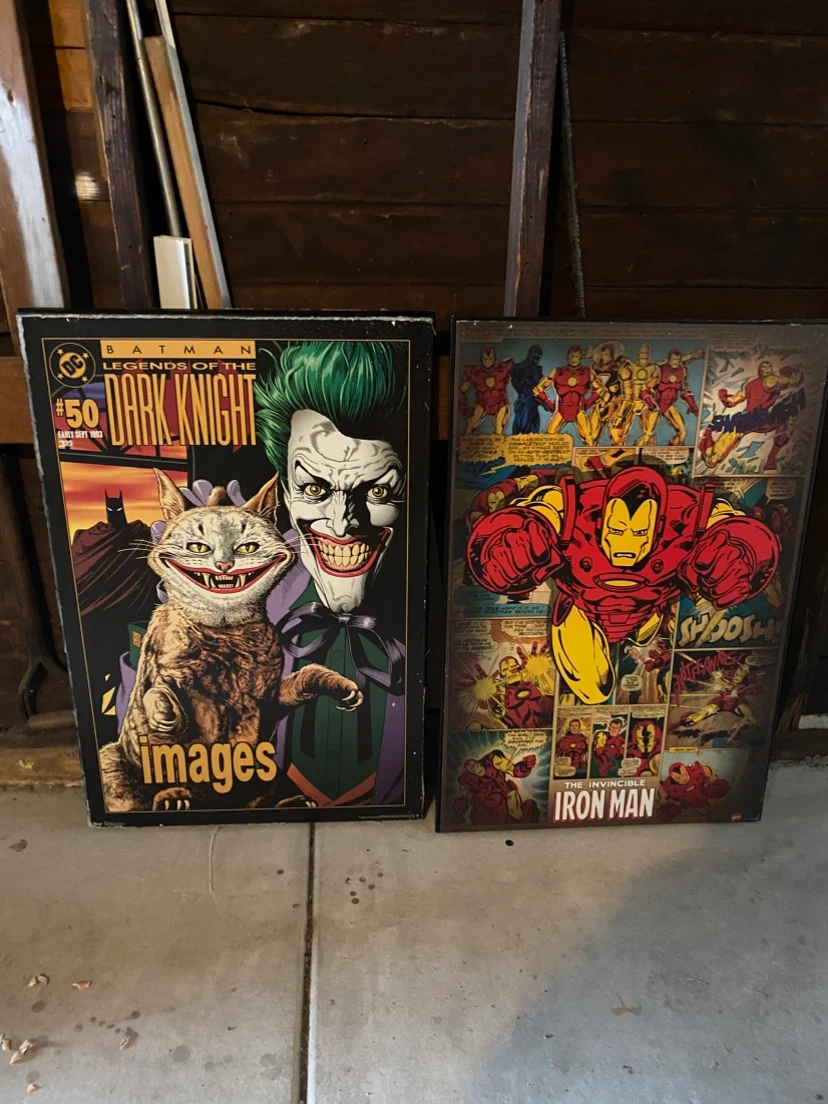 DC and Marvel Comic Posters