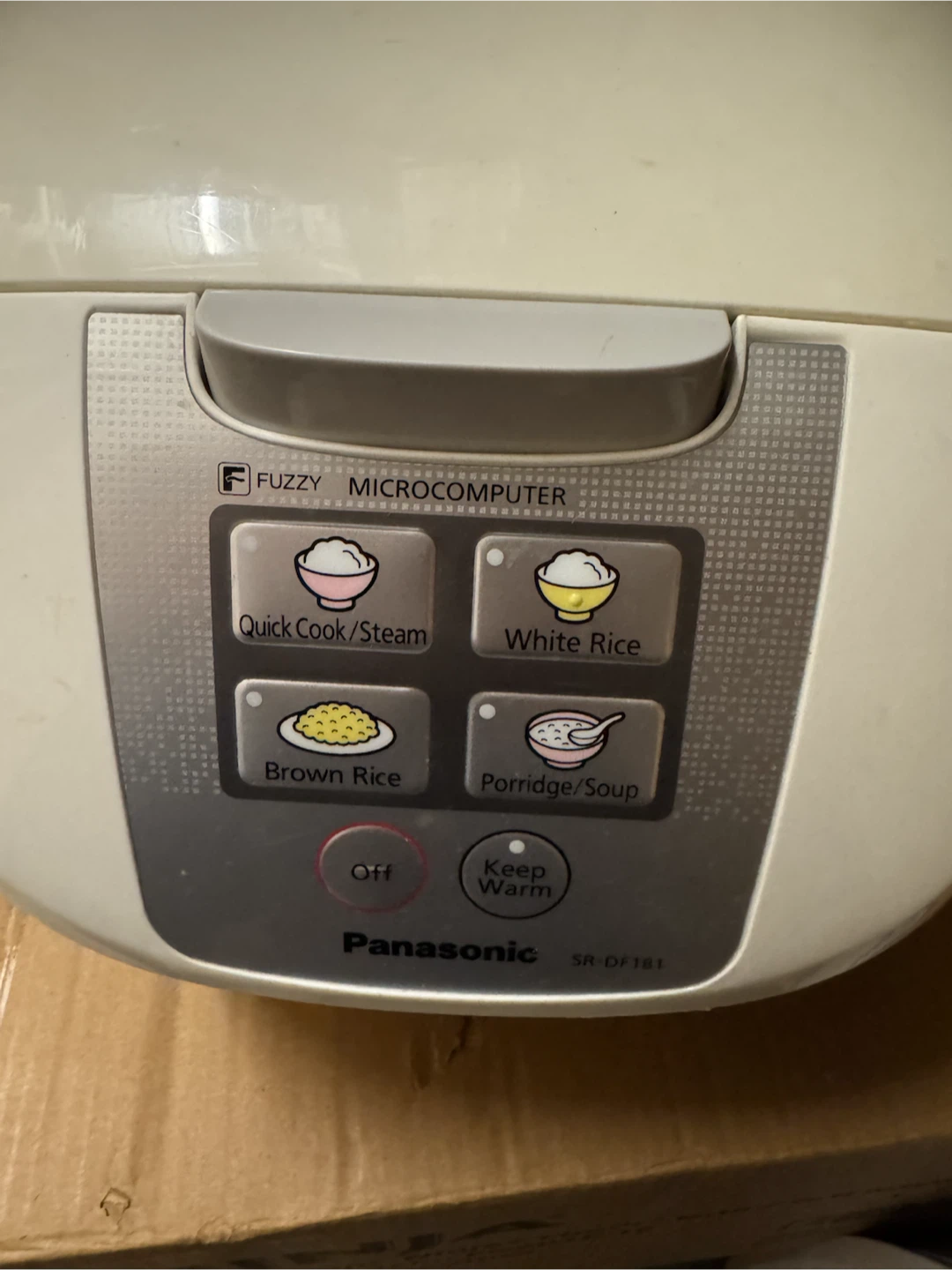 Panasonic SR-DF181 Fuzzy Logic Rice Cooker - photo 2