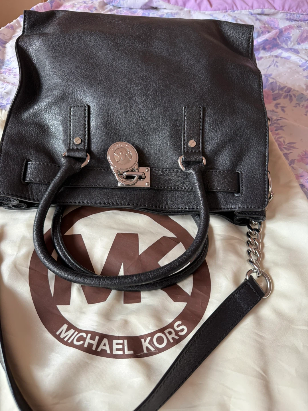 Michael Kors Hamilton Black Tote Bag - photo 3