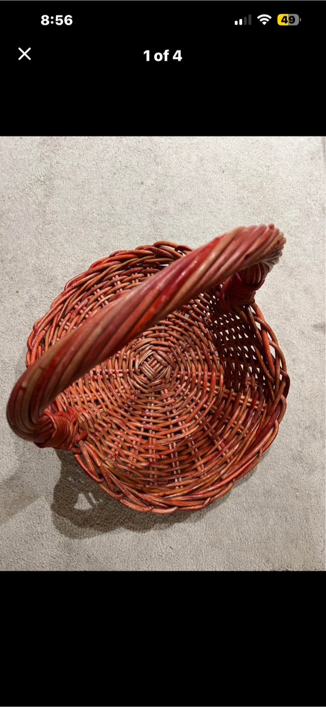 Round Wicker Basket
