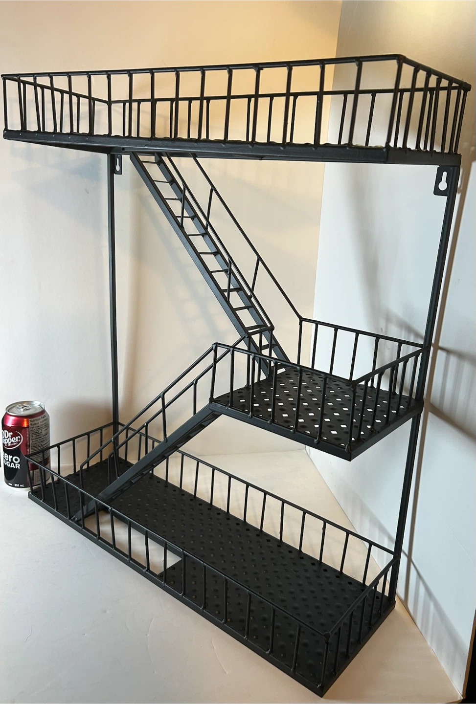 Metal fire escape wall shelf - photo 2