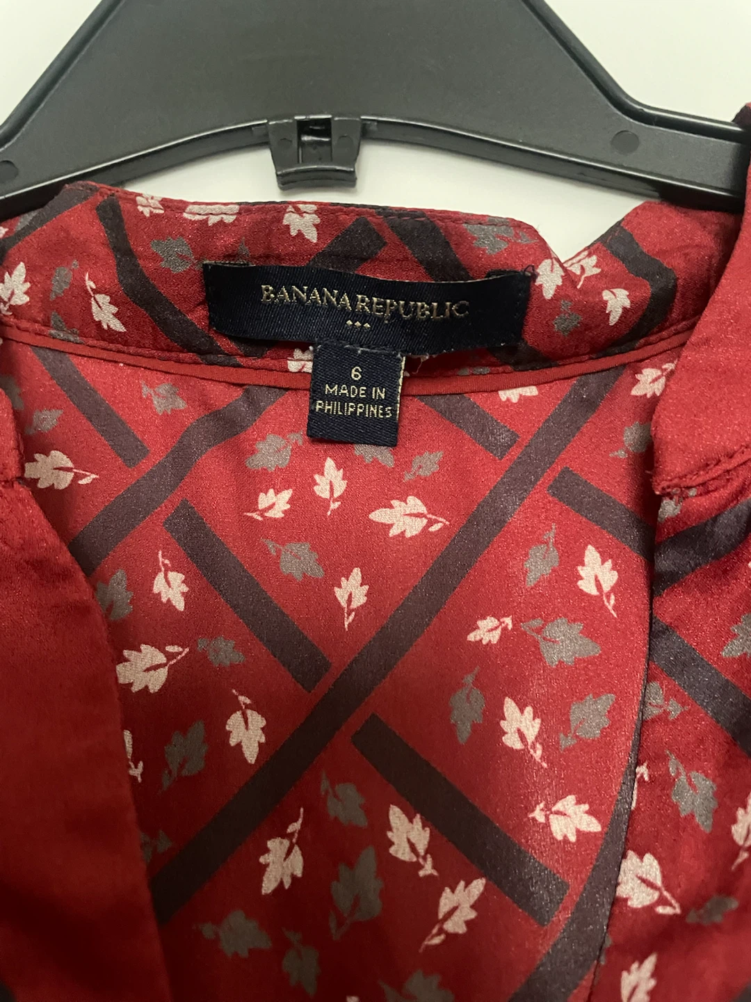 Banana Republic Red Patterned Dress - photo 2
