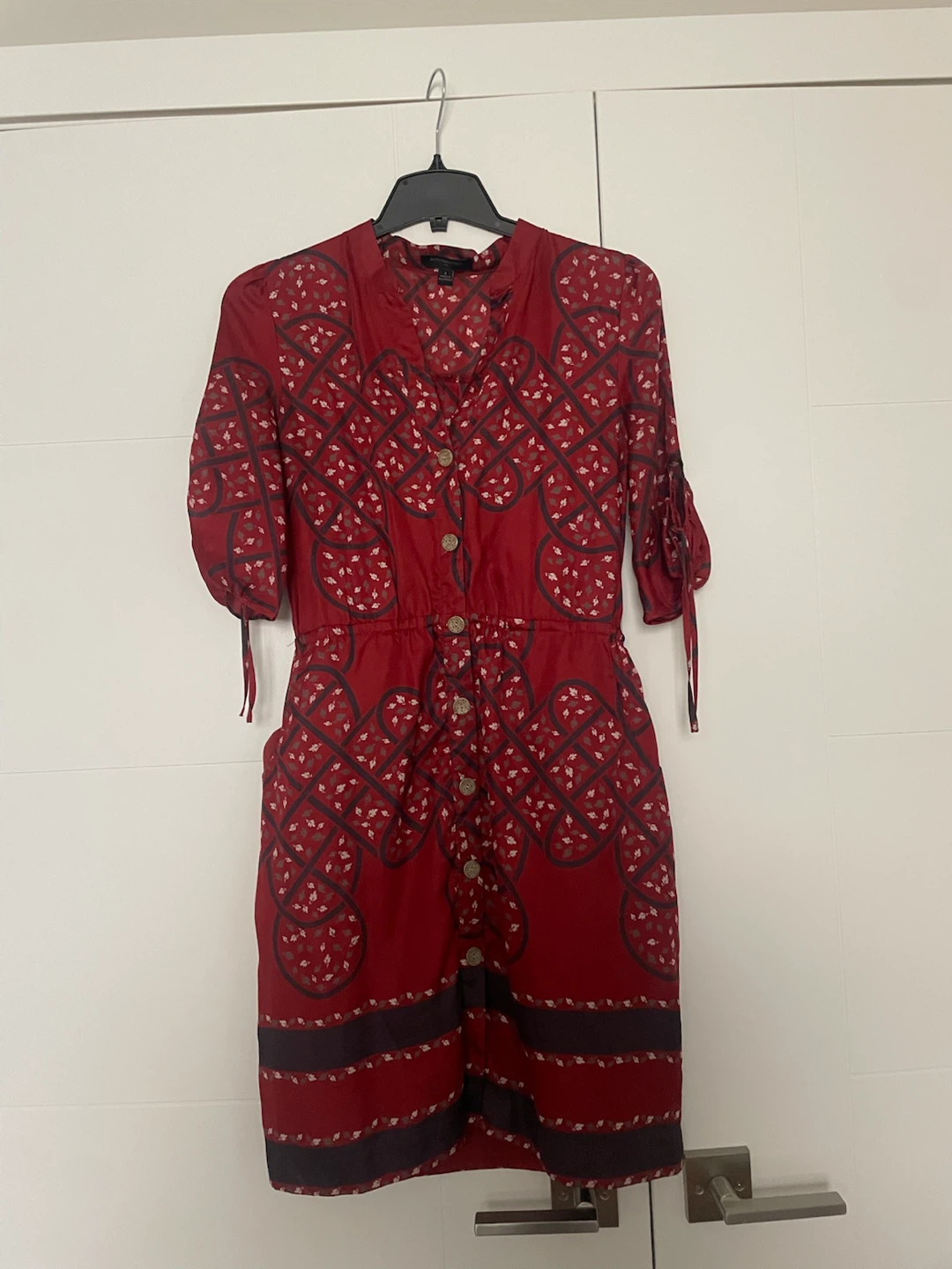 Banana Republic Red Patterned Dress - photo 3