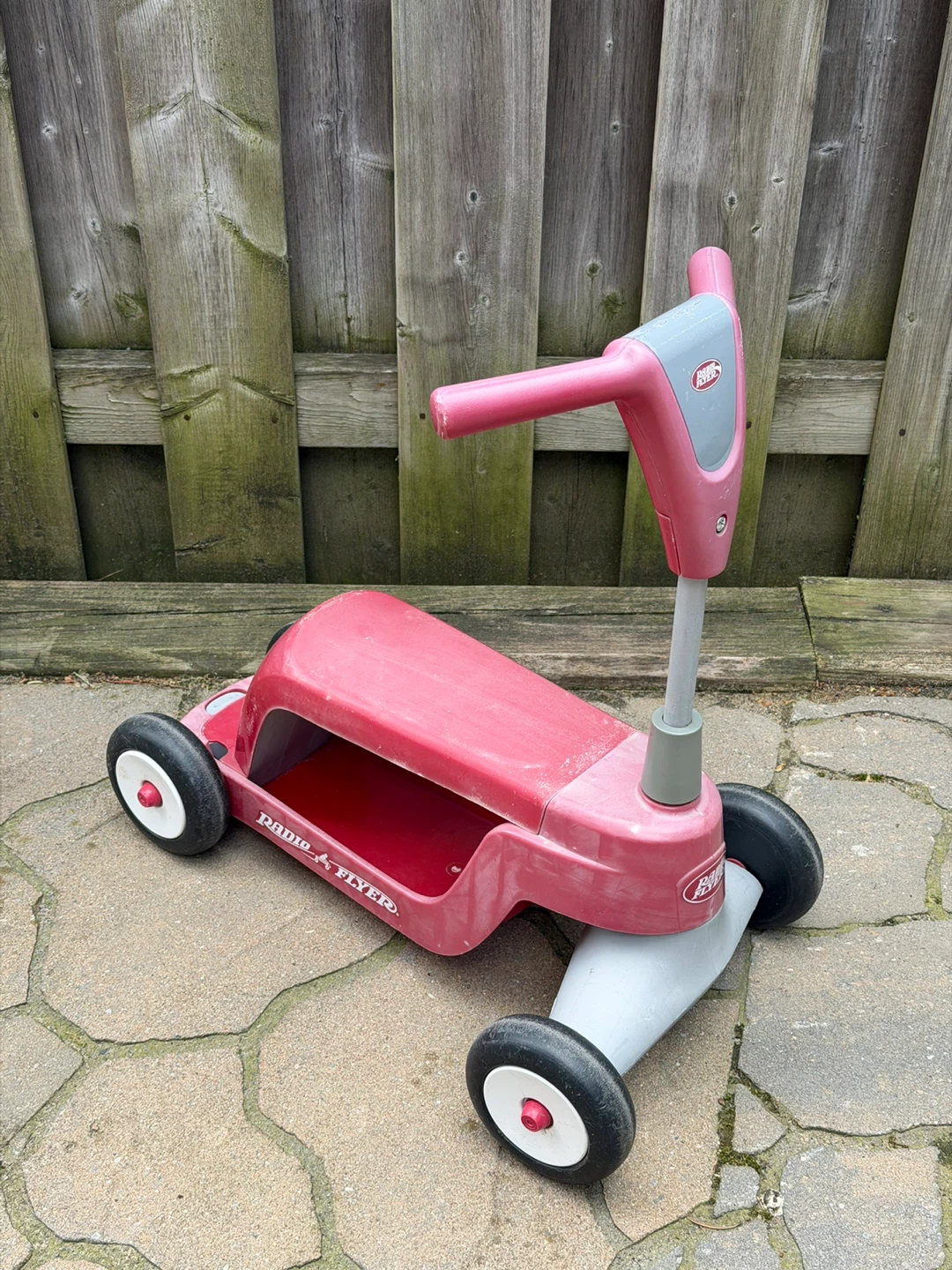 Radio Flyer Scoot to Scooter 4-Wheel Sit-On Scooter for Toddlers