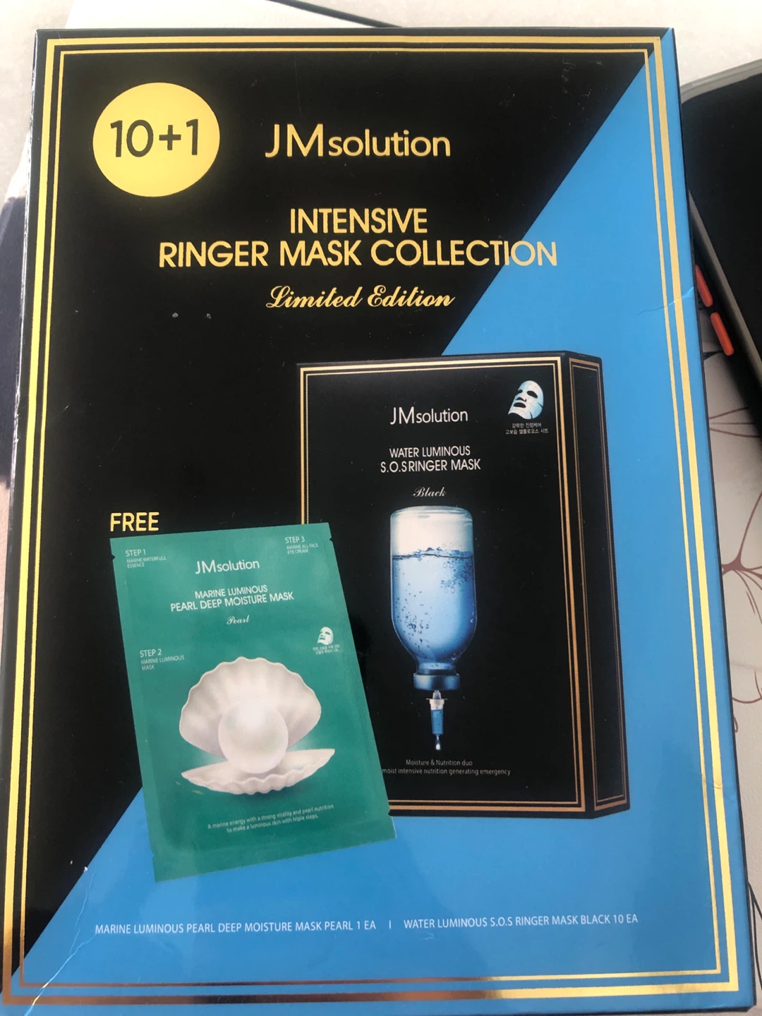 JMsolution Intensive  face Mask Collection