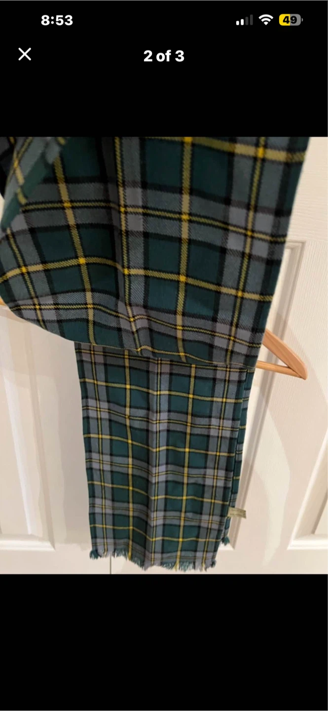 Men’s dressy Plaid Scarf - photo 2