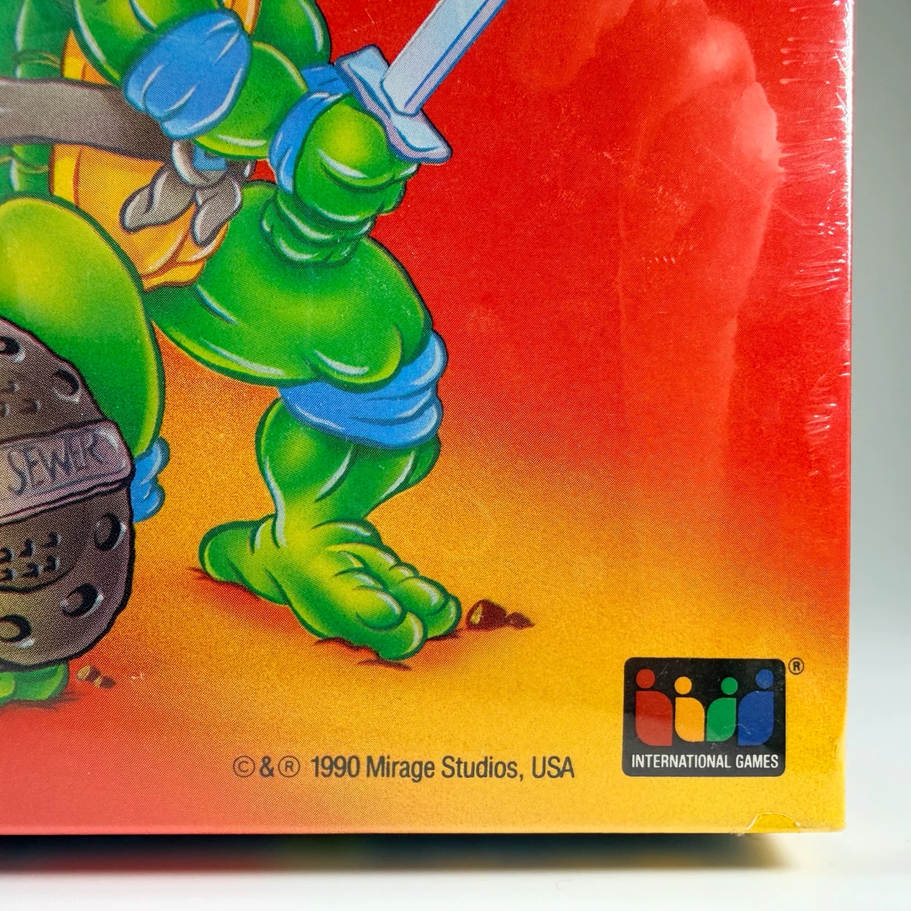SEALED Vintage 1990 TMNT Card Game - photo 3