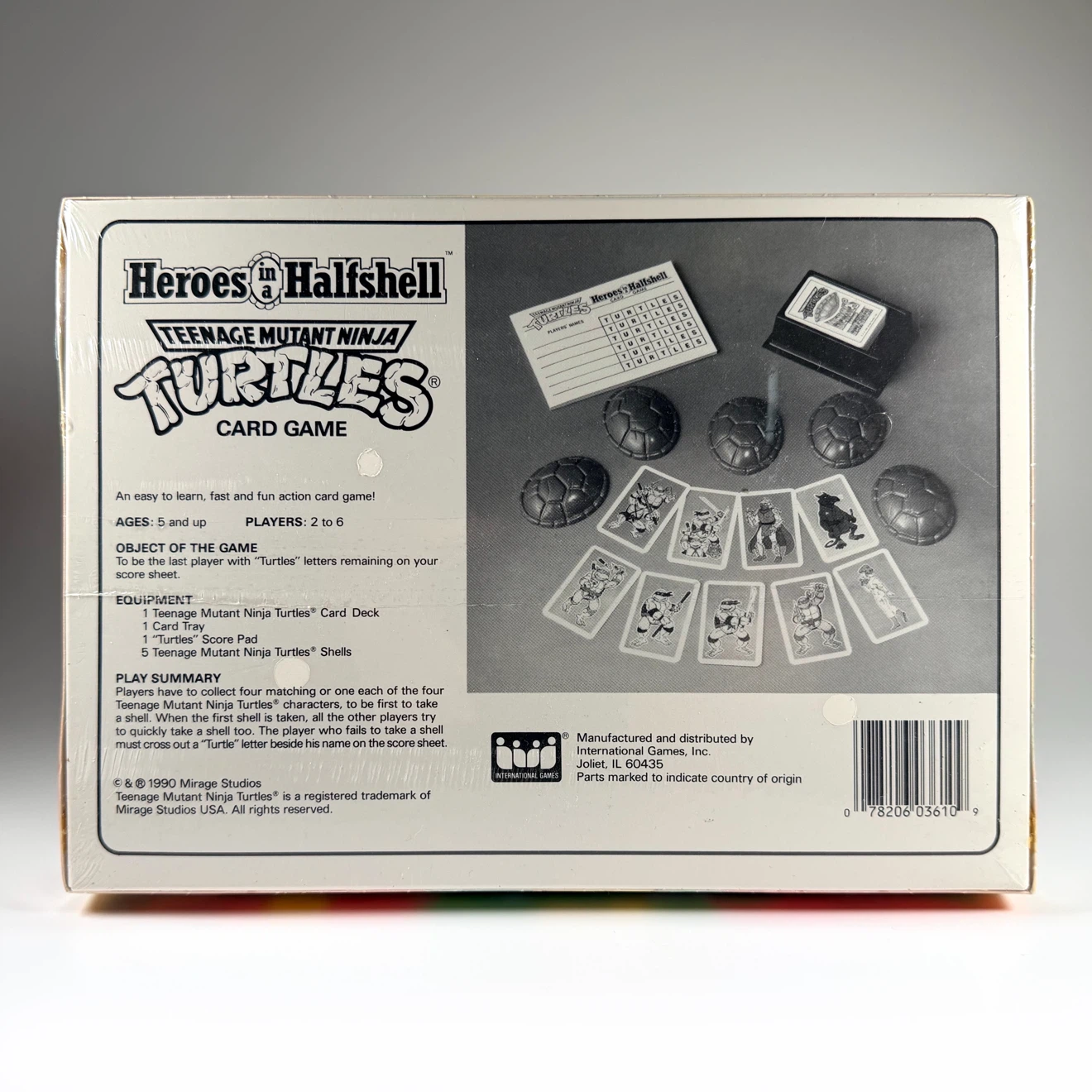 SEALED Vintage 1990 TMNT Card Game - photo 4