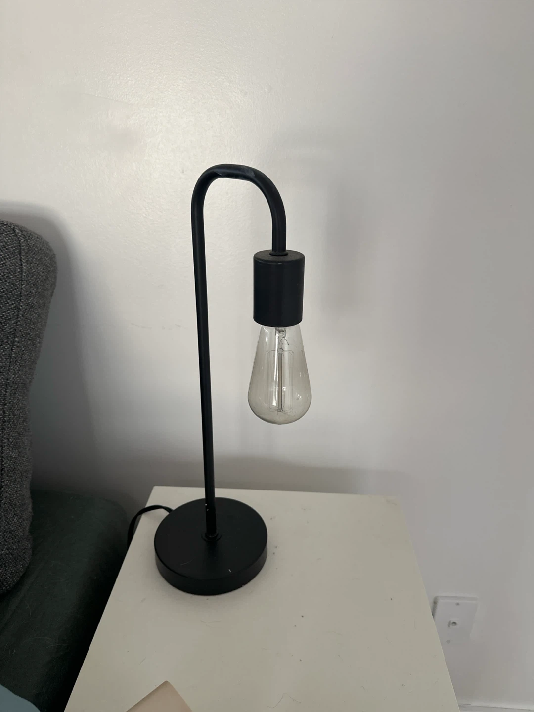 Black Modern Style Floor Lamp and table lamp