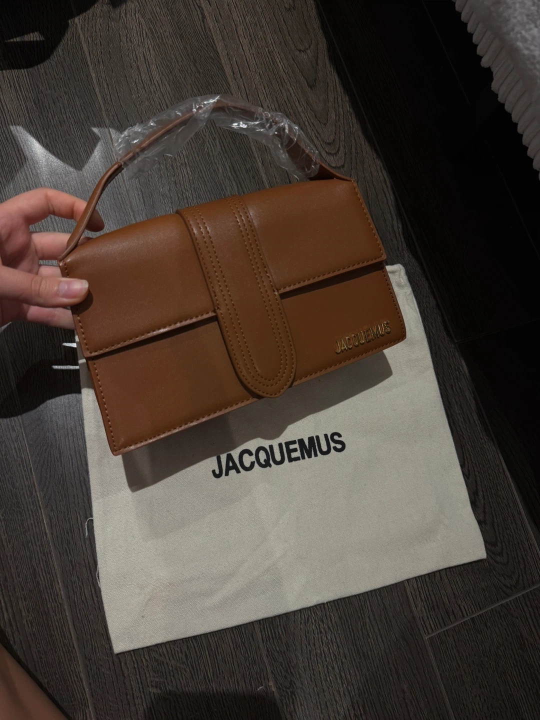 Jacquemus Brown Leather Handbag with Dust Bag - photo 3