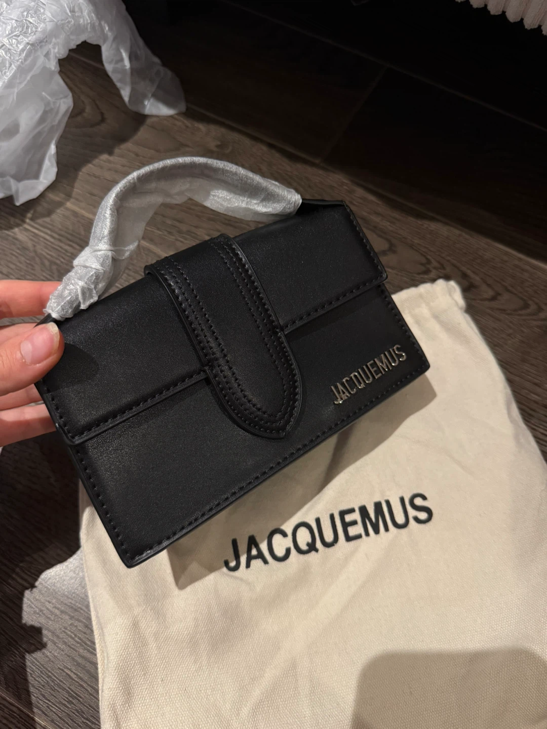 Jacquemus Black Leather Micro Bag - photo 2