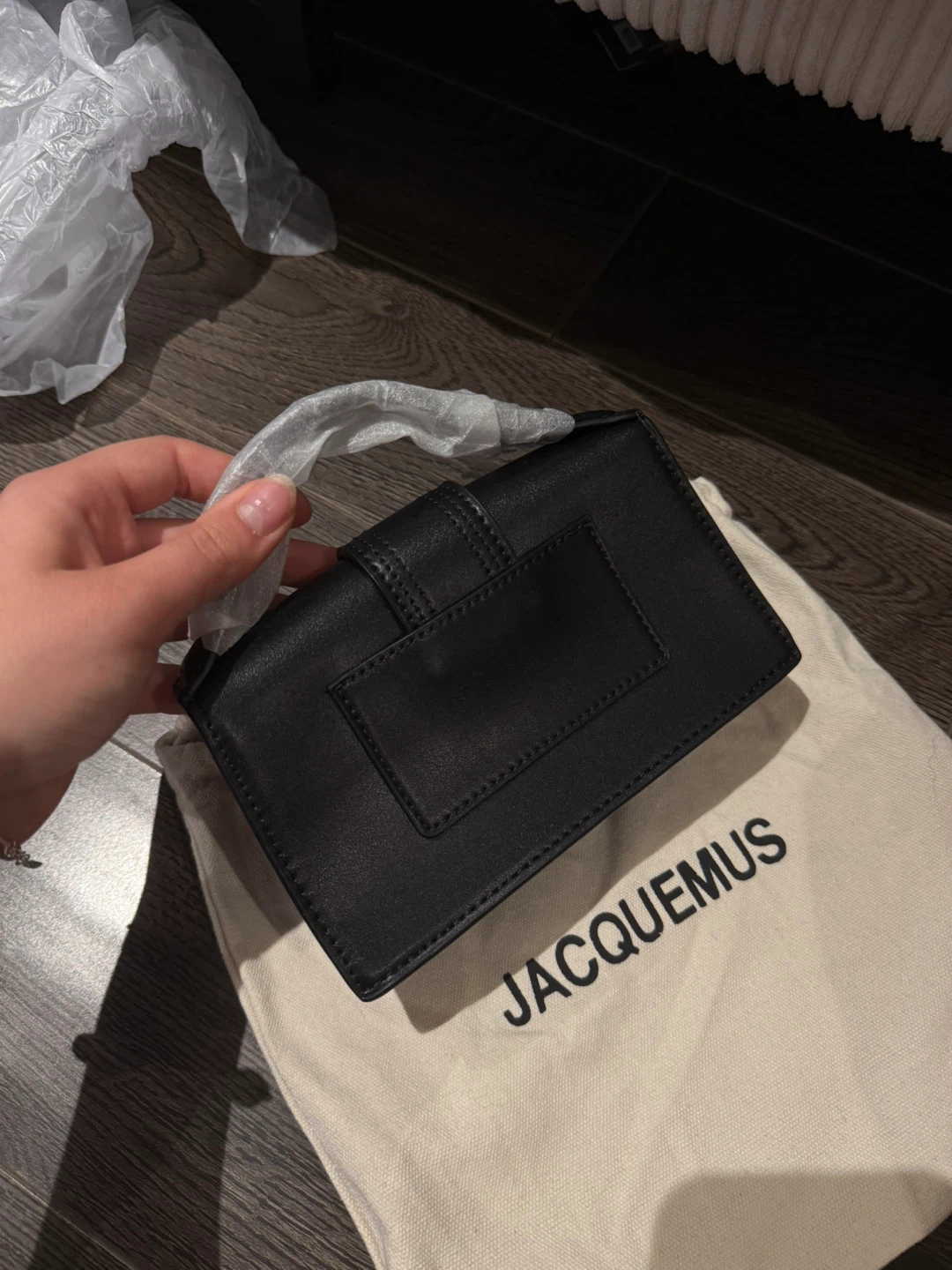 Jacquemus Black Leather Micro Bag - photo 3