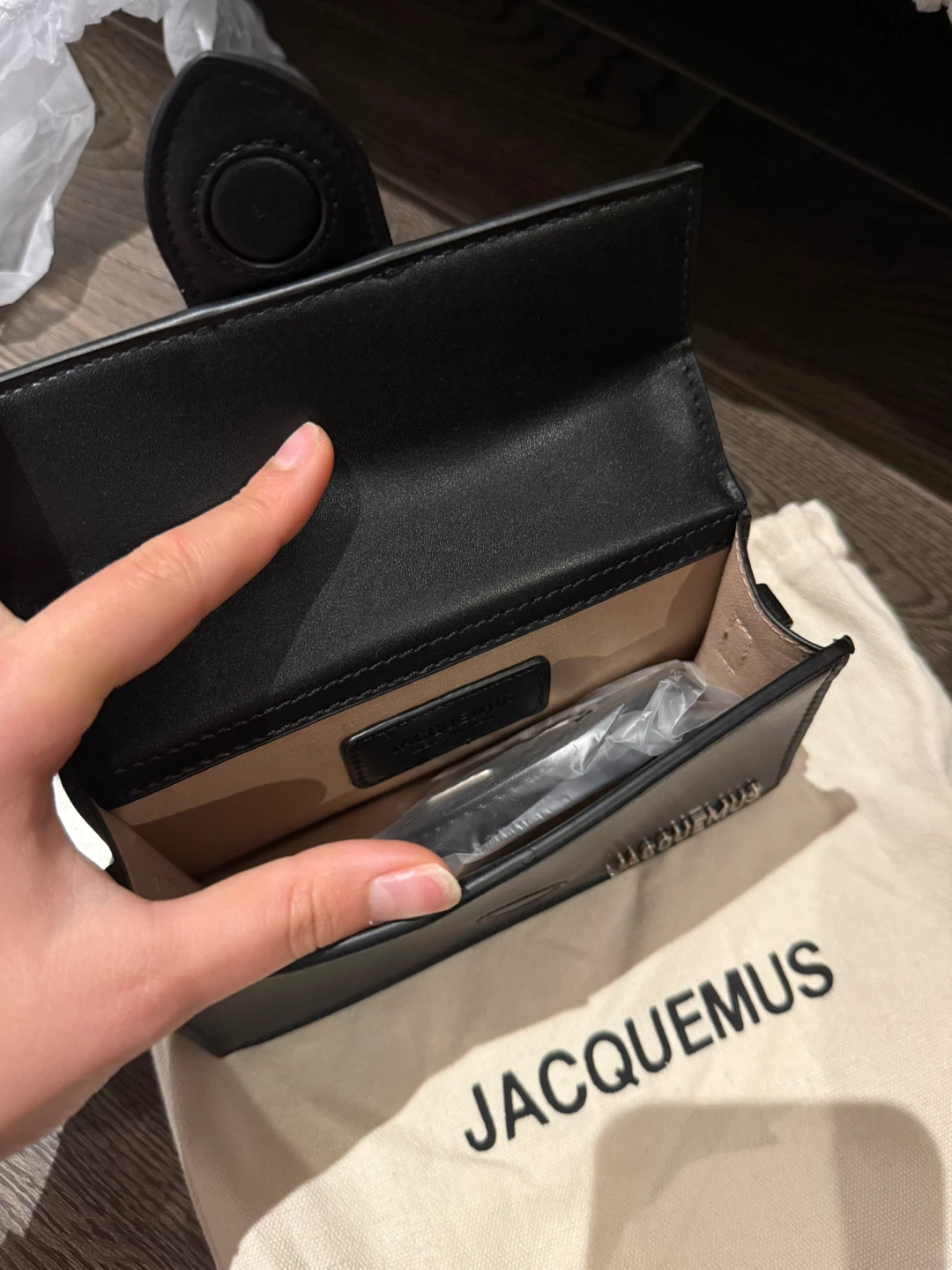 Jacquemus Black Leather Micro Bag - photo 4