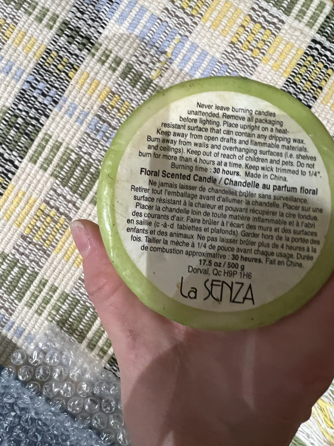 La Senza Floral Scented Pillar Candle - photo 2