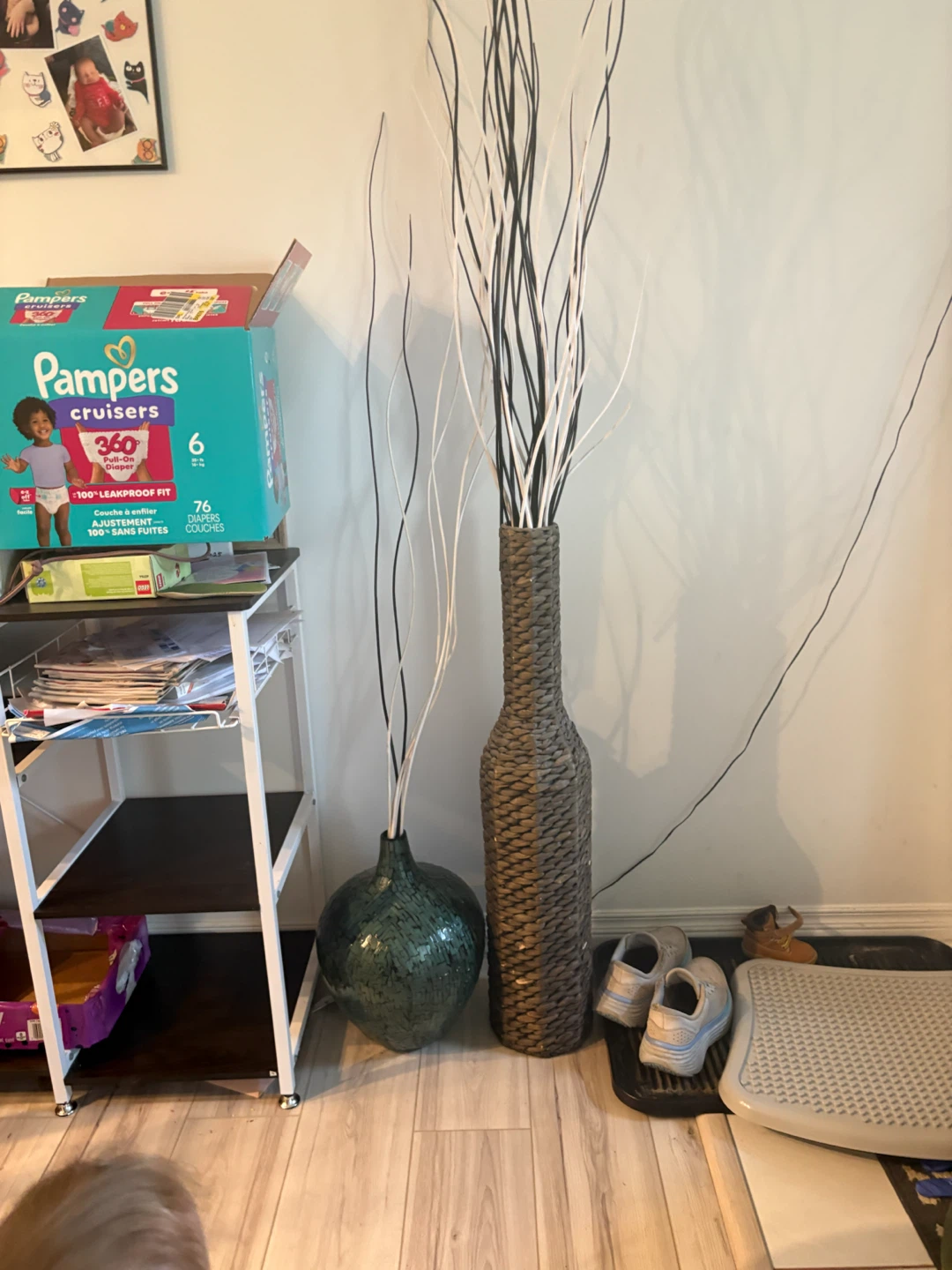 Two Decorative Floor Vases - photo 4