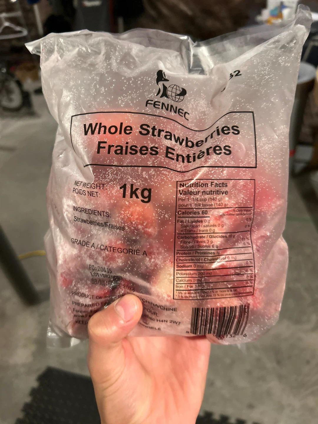 Fennec Whole Strawberries - 1kg
