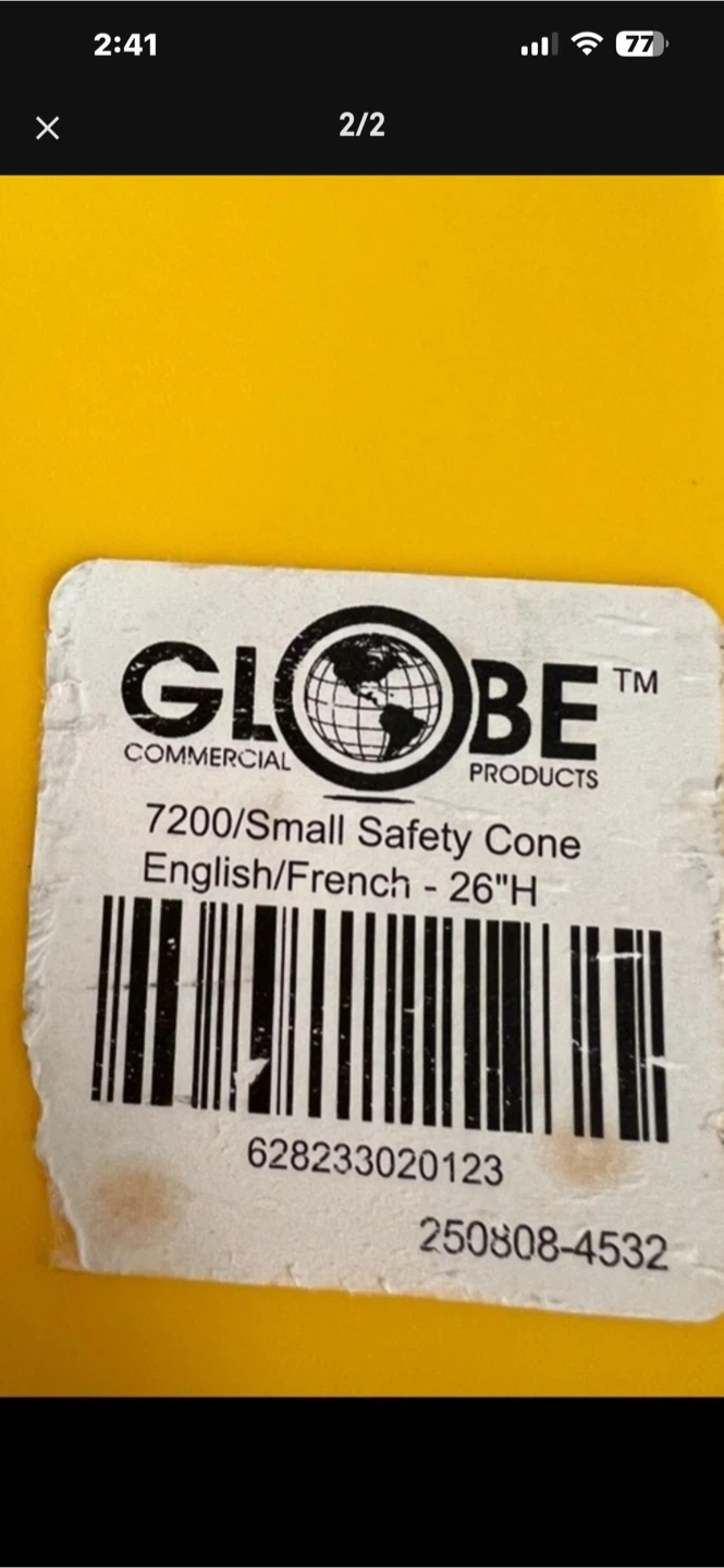 Globe Commercial Wet Floor Sign - photo 2