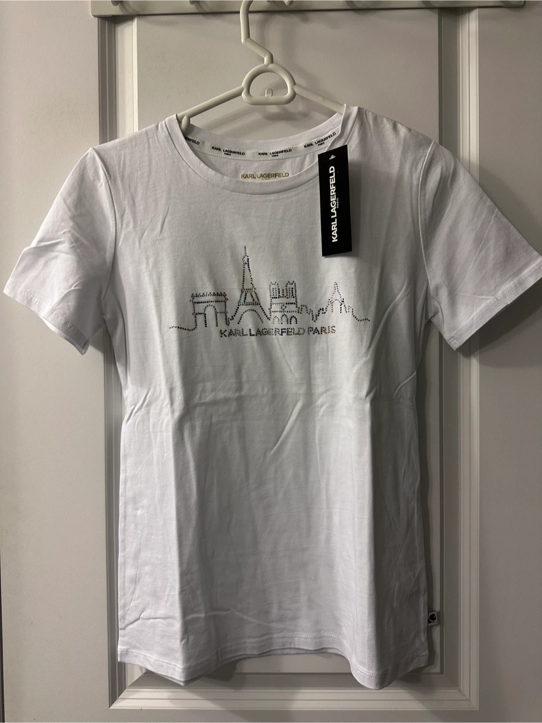 Brand new Karl Lagerfeld Paris White T-Shirt XS