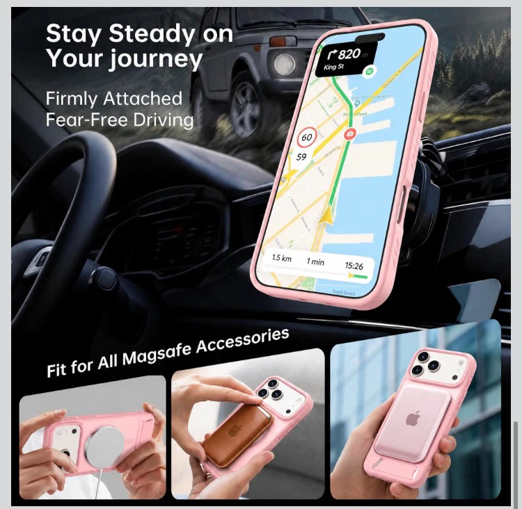 Pink MagSafe Phone Case for iPhone 17 Pro - photo 5