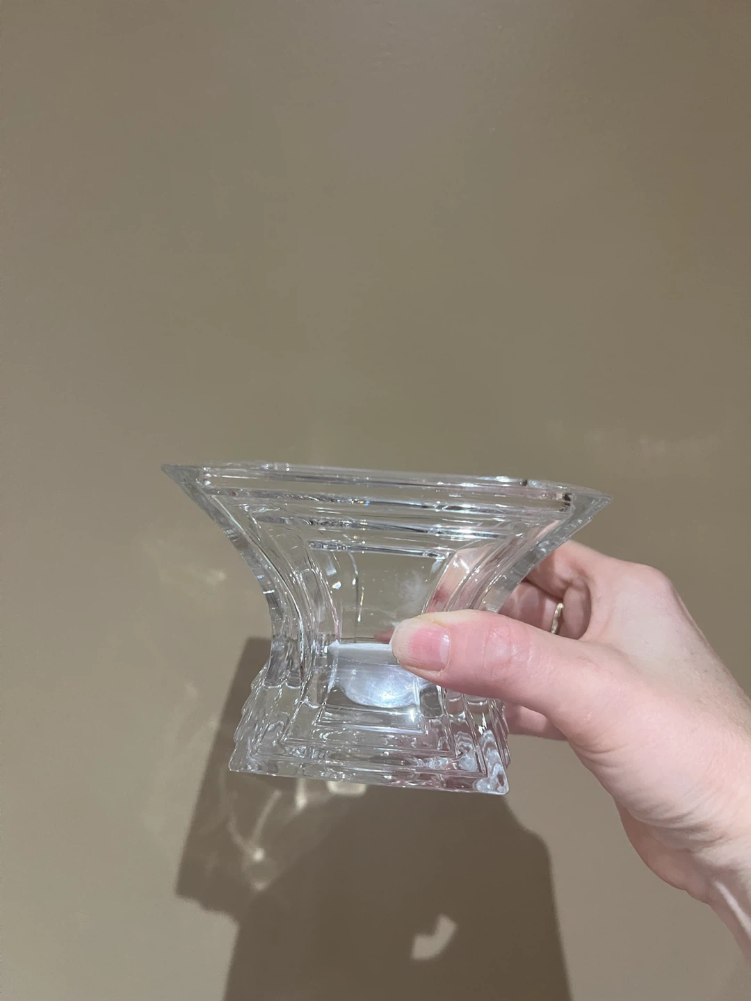 Clear Glass Votive Candle Holder - photo 4