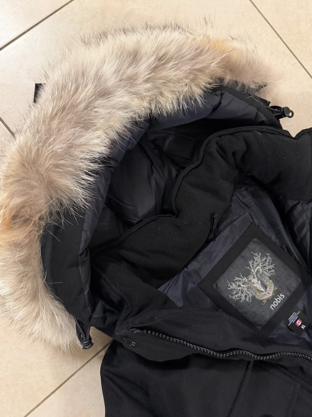 Nobis Barry Men's Parka in black, size XL New condition! - photo 4