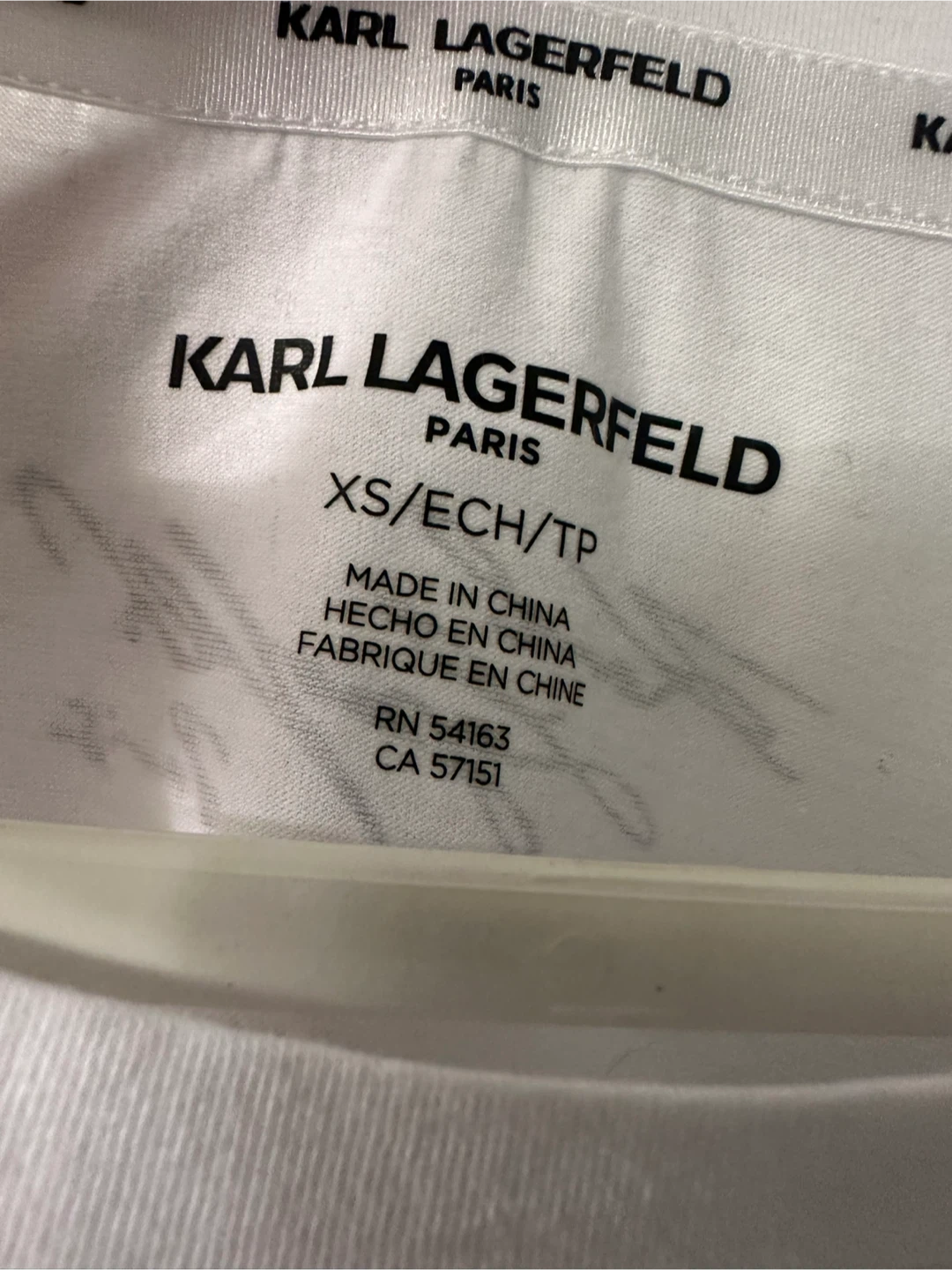 Brand new Karl Lagerfeld Paris White T-Shirt - photo 2