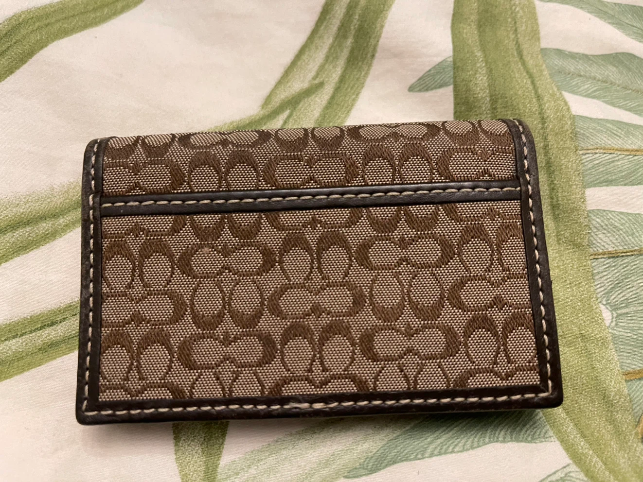 Authentic Coach Signature print card holder - photo 2